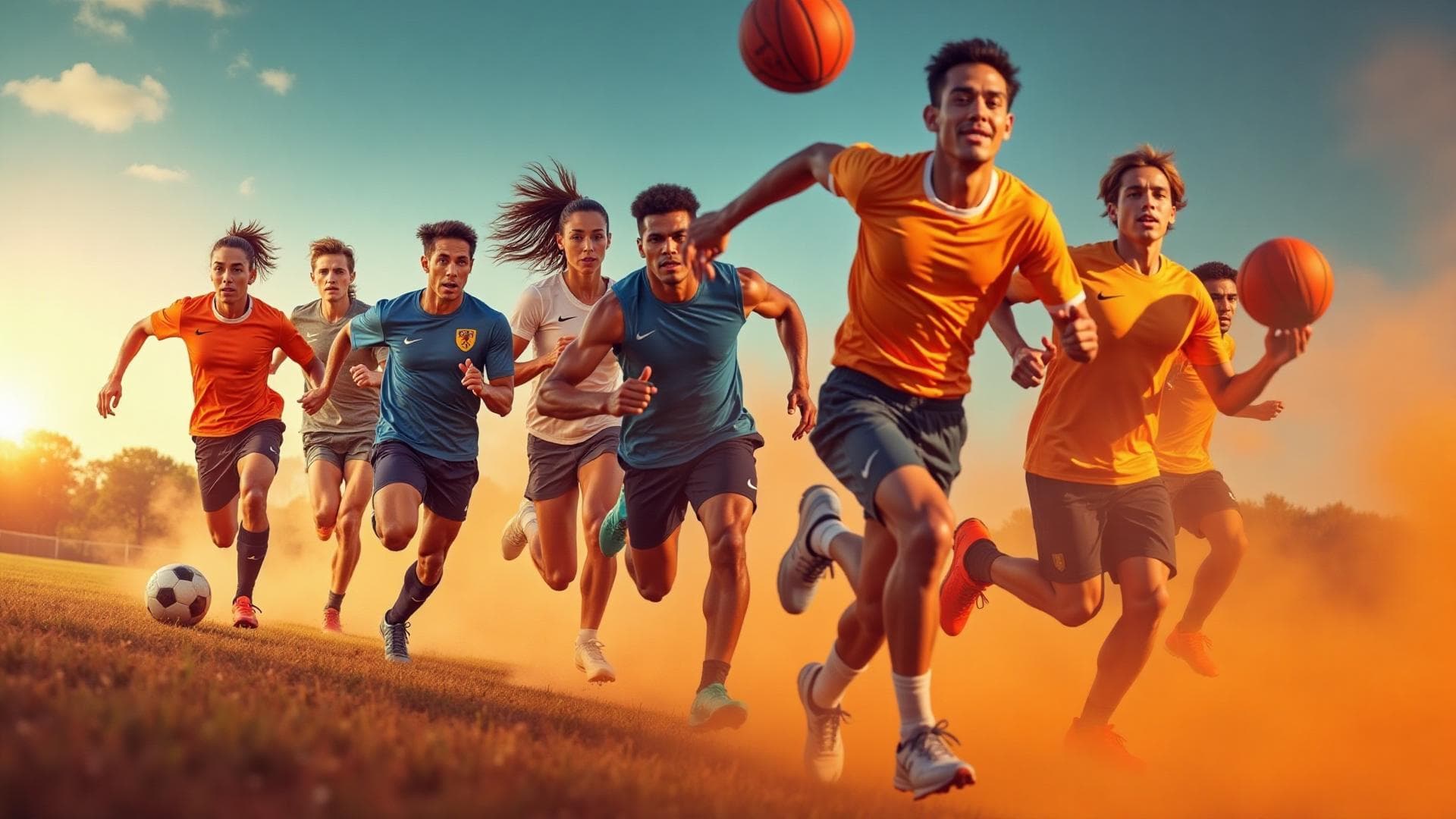 Sports action